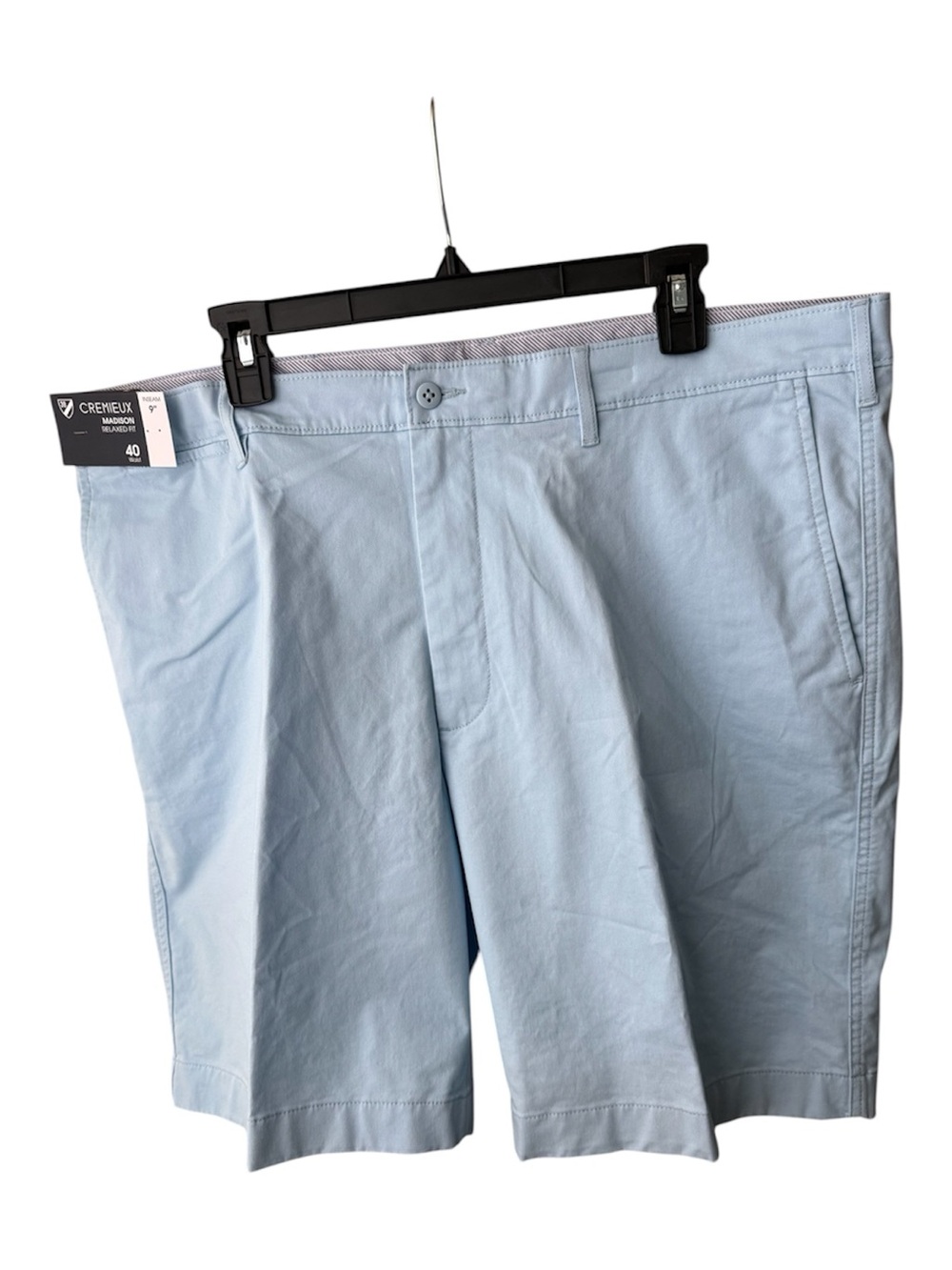 Daniel Cremieux Light Blue Flat-Front Men’s Shorts